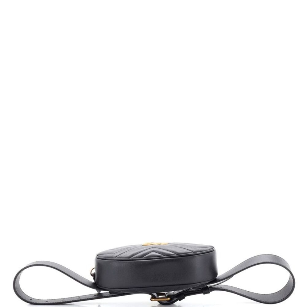 Gucci GG Marmont Belt Bag Matelasse Leather Black - Picture 4 of 6